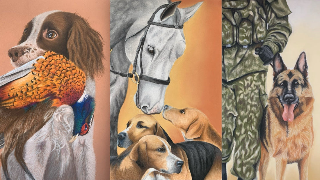 The Loyalty of Working Dogs: Art Inspired by Border Collies, Spaniels, and So Much More