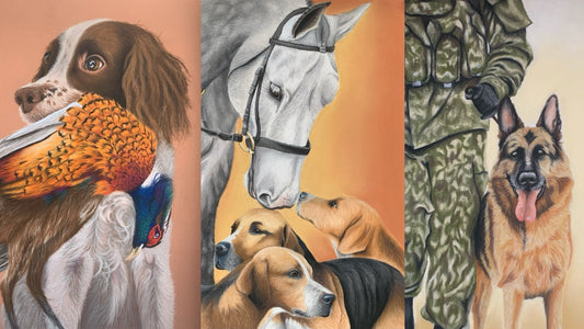 The Loyalty of Working Dogs: Art Inspired by Border Collies, Spaniels, and So Much More